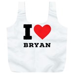 I love bryan Full Print Recycle Bag (XXL) Front