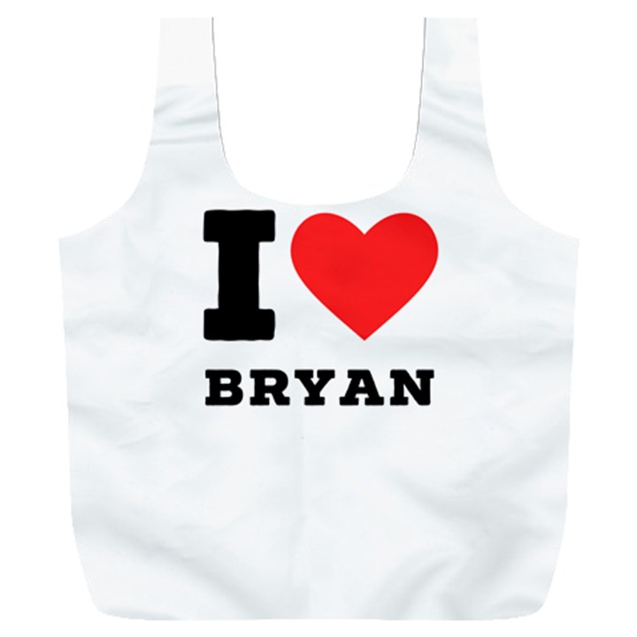 I love bryan Full Print Recycle Bag (XXL)