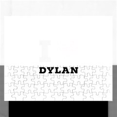 I Love Dylan  Rectangular Jigsaw Puzzl by ilovewhateva