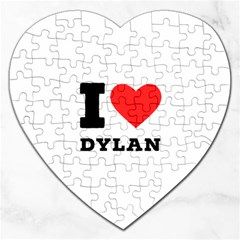 I Love Dylan  Jigsaw Puzzle (heart) by ilovewhateva