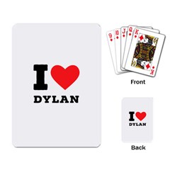 I Love Dylan  Playing Cards Single Design (rectangle) by ilovewhateva