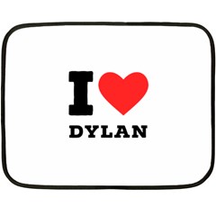 I Love Dylan  Fleece Blanket (mini) by ilovewhateva