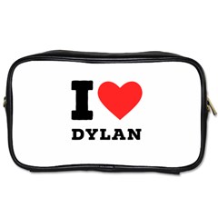 I Love Dylan  Toiletries Bag (one Side) by ilovewhateva