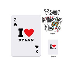 I Love Dylan  Playing Cards 54 Designs (mini) by ilovewhateva