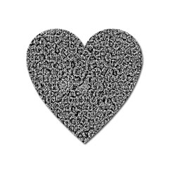 Abstract-0025 Heart Magnet by nateshop