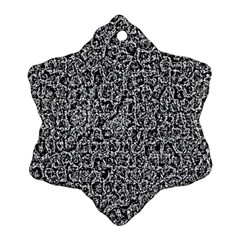 Abstract-0025 Snowflake Ornament (two Sides) by nateshop