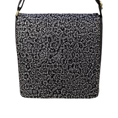 Abstract-0025 Flap Closure Messenger Bag (l)