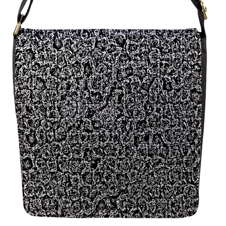 Abstract-0025 Flap Closure Messenger Bag (S)