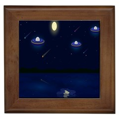 Alien Navi Framed Tile by nateshop