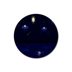 Alien Navi Rubber Coaster (round) by nateshop