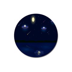 Alien Navi Magnet 3  (round)