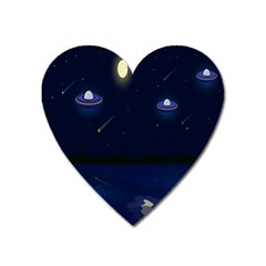 Alien Navi Heart Magnet