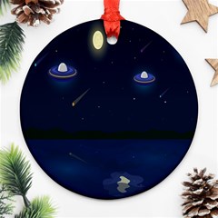 Alien Navi Round Ornament (two Sides) by nateshop