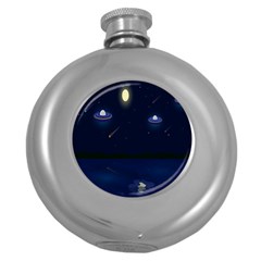 Alien Navi Round Hip Flask (5 Oz)