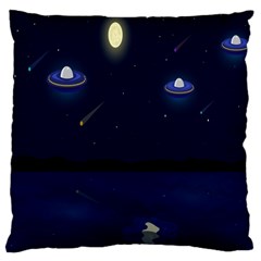 Alien Navi Large Cushion Case (two Sides)