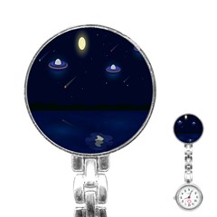 Alien Navi Stainless Steel Nurses Watch