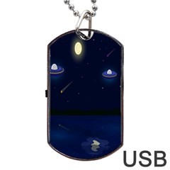 Alien Navi Dog Tag Usb Flash (two Sides)