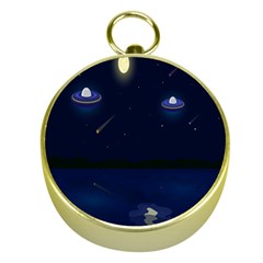 Alien Navi Gold Compasses by nateshop