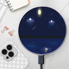 Alien Navi Wireless Fast Charger(white) by nateshop