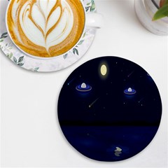 Alien Navi Uv Print Round Tile Coaster by nateshop