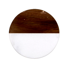 Alien Navi Classic Marble Wood Coaster (round)  by nateshop