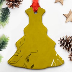 Background-0027 Christmas Tree Ornament (two Sides) by nateshop