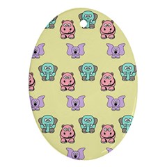 Animals-17 Ornament (oval) by nateshop