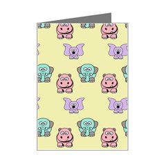 Animals-17 Mini Greeting Card by nateshop