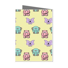 Animals-17 Mini Greeting Cards (pkg Of 8)