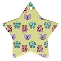 Animals-17 Star Ornament (two Sides) by nateshop