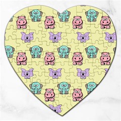 Animals-17 Jigsaw Puzzle (heart) by nateshop