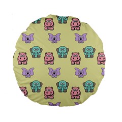 Animals-17 Standard 15  Premium Round Cushions