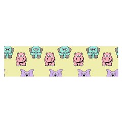 Animals-17 Oblong Satin Scarf (16  X 60 ) by nateshop