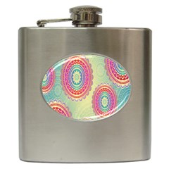 Background-02 Hip Flask (6 Oz) by nateshop