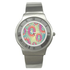 Background-02 Stainless Steel Watch by nateshop