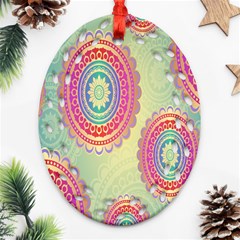 Background-02 Oval Filigree Ornament (two Sides)