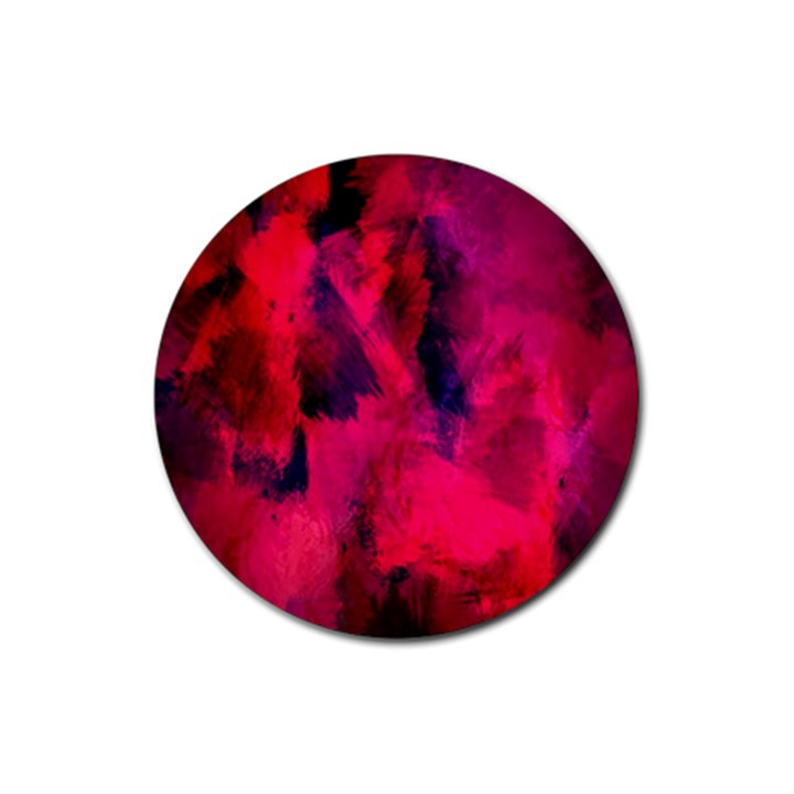 Background-03 Rubber Round Coaster (4 pack)