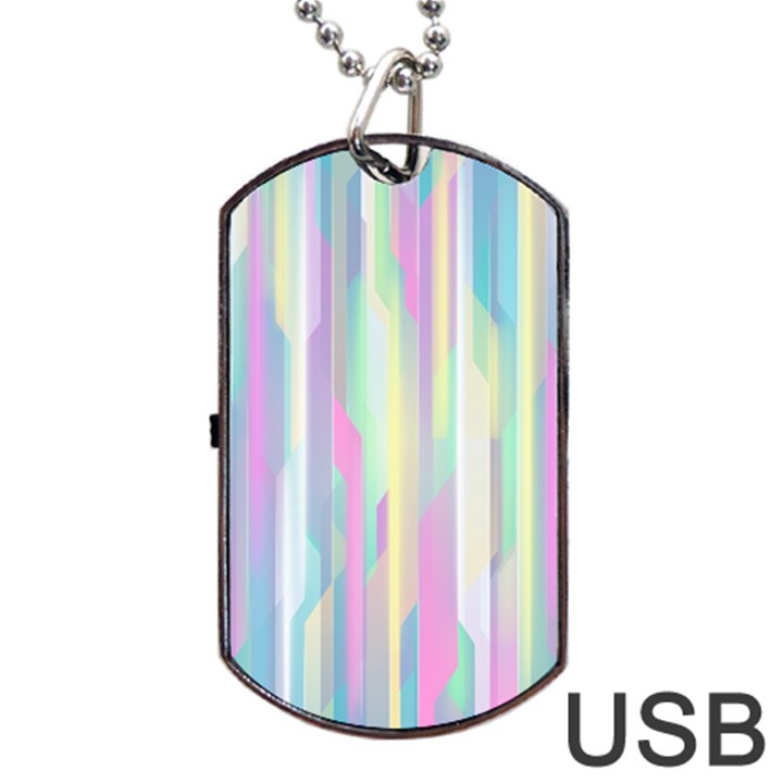 Background-28 Dog Tag USB Flash (One Side)