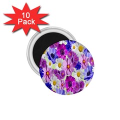 Blossoms-yellow 1 75  Magnets (10 Pack) 