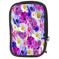 Blossoms-yellow Compact Camera Leather Case by nateshop