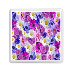 Blossoms-yellow Memory Card Reader (square)