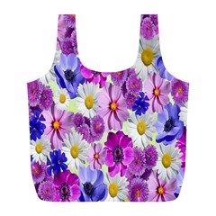 Blossoms-yellow Full Print Recycle Bag (l) by nateshop