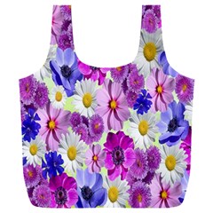 Blossoms-yellow Full Print Recycle Bag (xxl) by nateshop