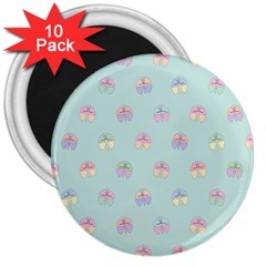 Butterfly-15 3  Magnets (10 Pack)  by nateshop