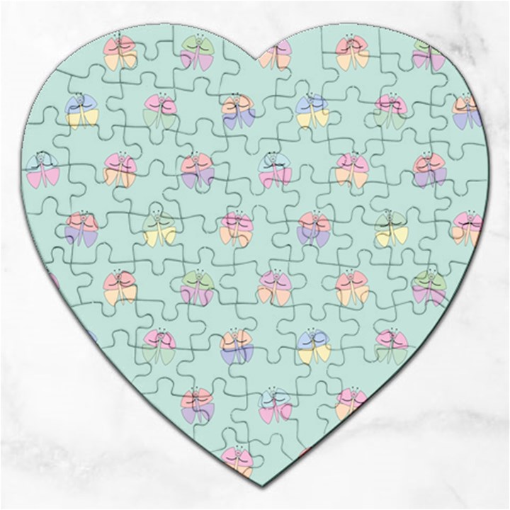 Butterfly-15 Jigsaw Puzzle (Heart)