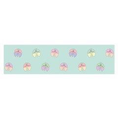 Butterfly-15 Oblong Satin Scarf (16  X 60 ) by nateshop