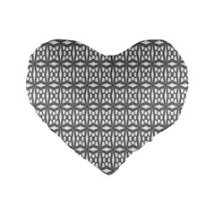 Celtic-knot 01 Standard 16  Premium Heart Shape Cushions by nateshop