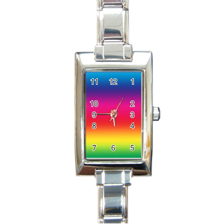 Spectrum Rectangle Italian Charm Watch