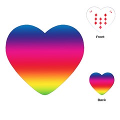 Spectrum Playing Cards Single Design (heart) by nateshop