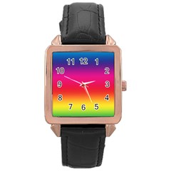 Spectrum Rose Gold Leather Watch  by nateshop